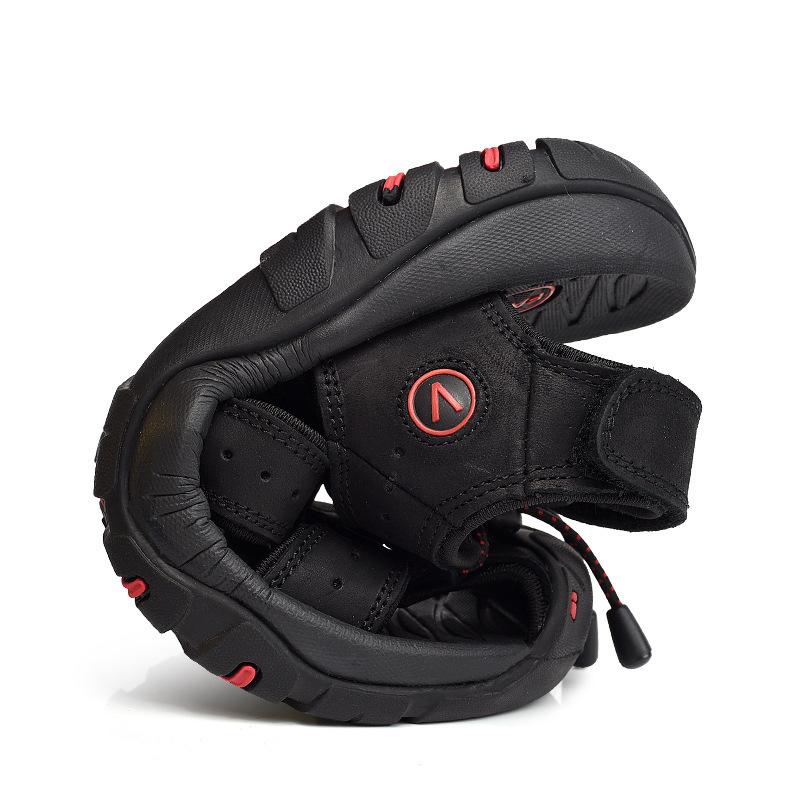 Large Size Sandals Summer New Men's Hollow Breathable Cool Slippers Outdoor Bag Head Beach Shoes 47