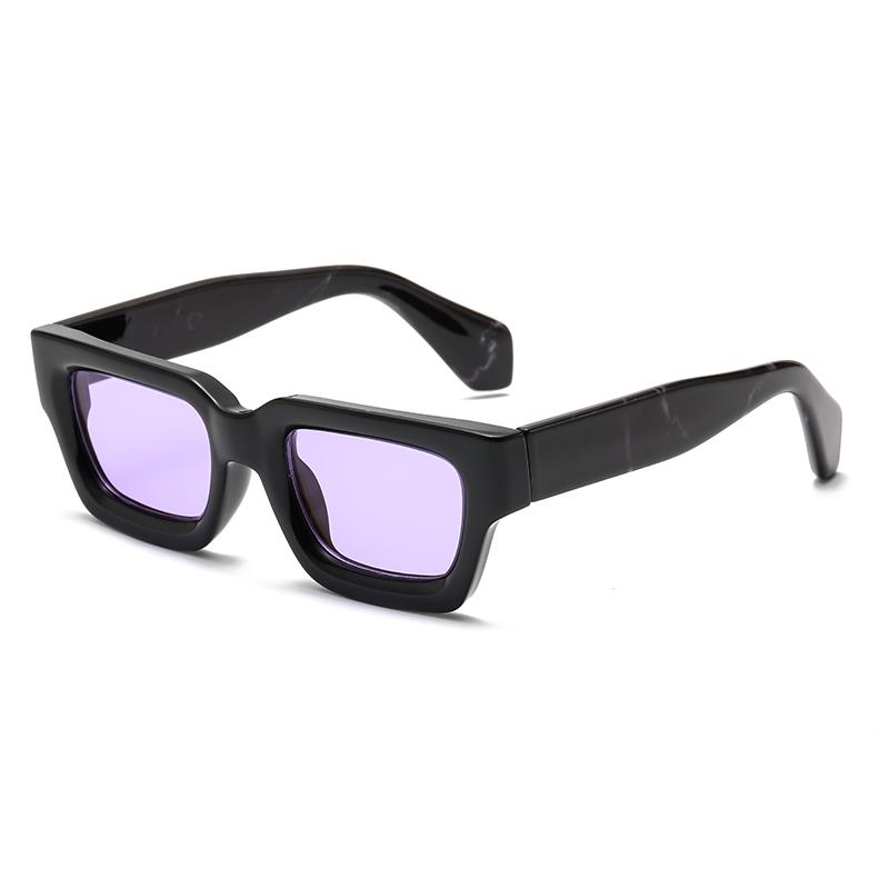 Neue Mode Quadratisch Kleiner Rahmen Retro Sonnenbrille Weibliche Persönlichkeit Quadratische Dicke Rahmenbrille INS Modeaccessoires Brille