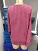 2025 Cozy European/American Autumn/Winter Batwing Sleeve Knitted Pullover: Casual Round Neck Long Sleeve Top