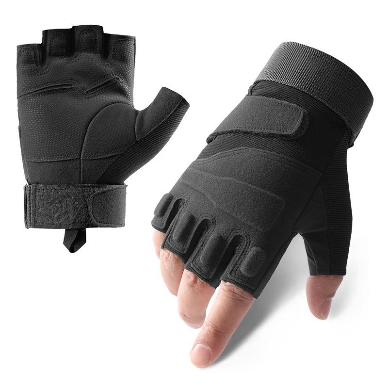 

Jiyoushi Men s Summer Half-Finger Tactical Gloves XL