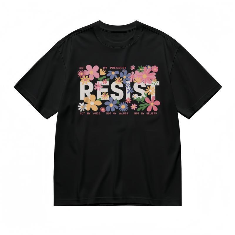 

Men s All-Season Comfy Classic T-Shirt Colorful Petal Mandala Pattern Art Tee 4XL