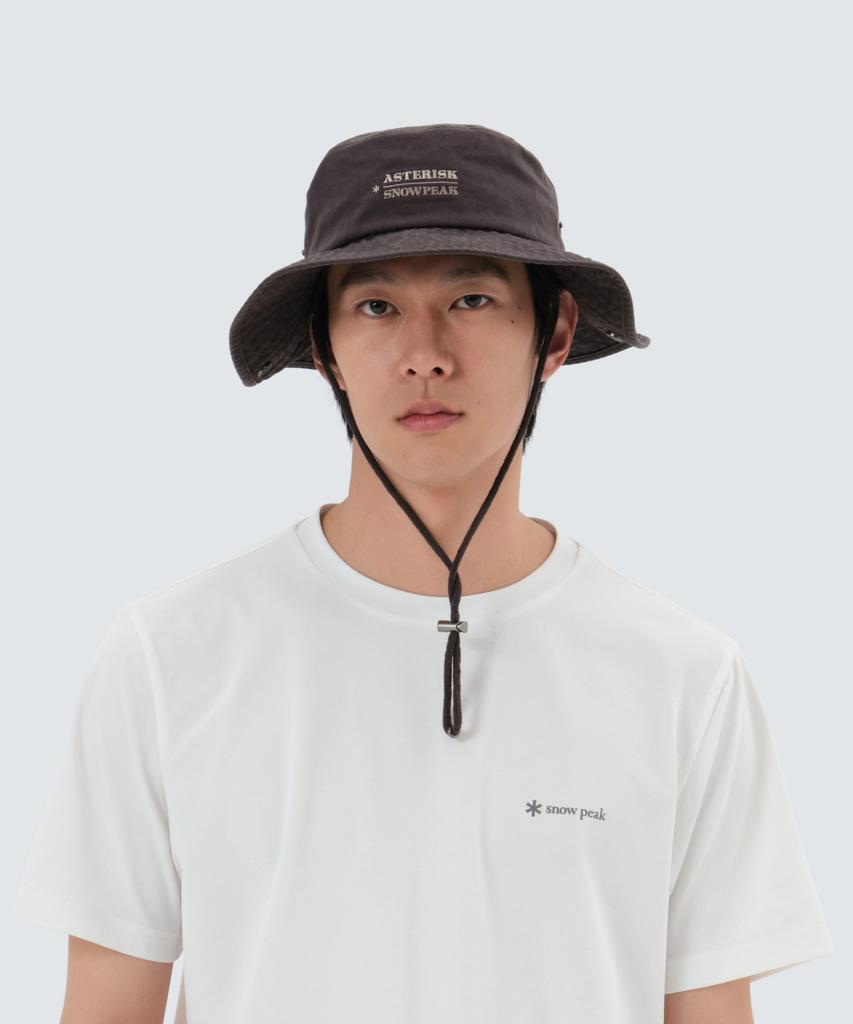 SNOWPEAK APPAREL Kland Wide Hat (S25Sufha36) Charcoal