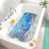 Non-Slip 3D Cartoon Marine Animal Bathtub Cute Marine Whale Bathroom Shower Restroom Mat Decor Bathroom Supplies Carpet