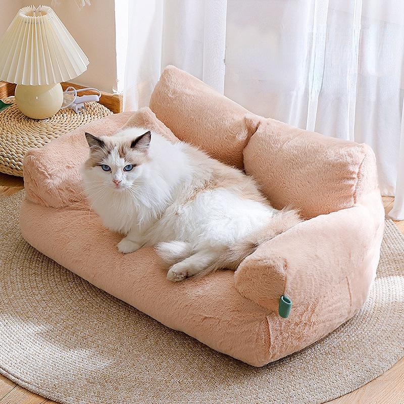 Cat Sofa Winter Dog House Cats Kennel Pet  Accessories Cat Bed Cat Supplies Detachable Dog House