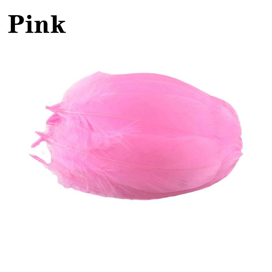 100Pcs Natural Goose Feathers Plumas Wedding Party White Feathers Christmas Crafts DIY Jewelry Making Decoration Accessories