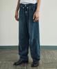 THEVINYLHOUSE Curved Denim Pants Blue