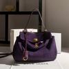 Sacs Tote de Marque Designer Luxe Léger Mode Sacs Bandoulière Haut de Gamme Nouveaux Sacs Bandoulière en Daim Violet Sacs Grande Capacité pour Femmes