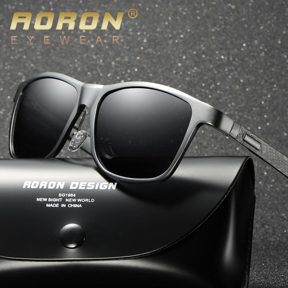 aoron Men's Sunglasses Aluminum Magnesium Colorful Polarizing Glasses, Fishing Driver's Glasses