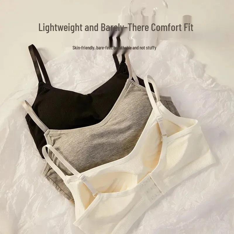 Piękna bezprzewodowa sportowa kamizelka bandeau z zintegrowaną wkładką na biust dla kobiet