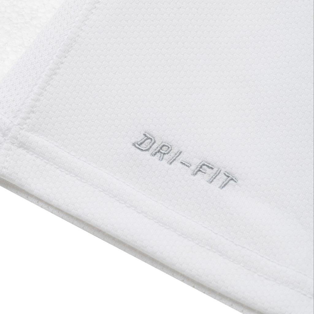 Nike Dri-Fit Quick-Dry Breathable Short Sleeve Knit Shirt Men tops White 448190-100