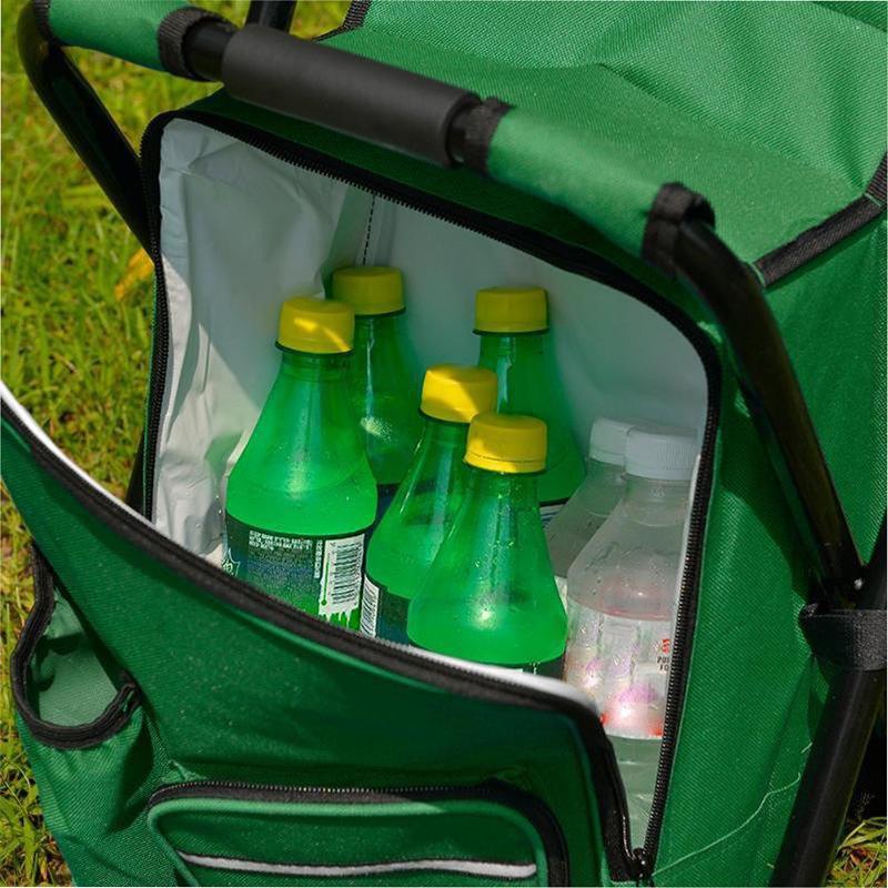 Portable Insulated Folding Outdoor Stool with Logo for Camping & Fishing