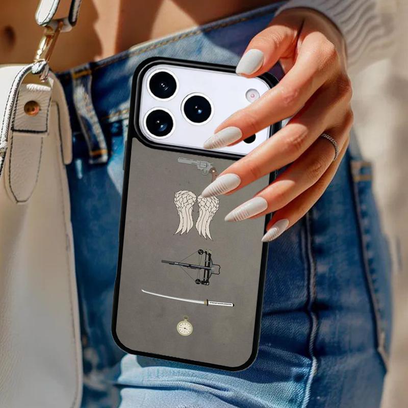 Daryl Dixon The Walking Dead Phone Case For iPhone 17 Air 14 15 13 12 Max Cover For Apple 14 15 16 16e 11 Pro Max Plus Coque