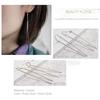 ZHOUYANG Chain Earring For Women Simple Style None Stone Rose Gold Color Ear Line Fashion Jewelry  ZYE236 ZYE237
