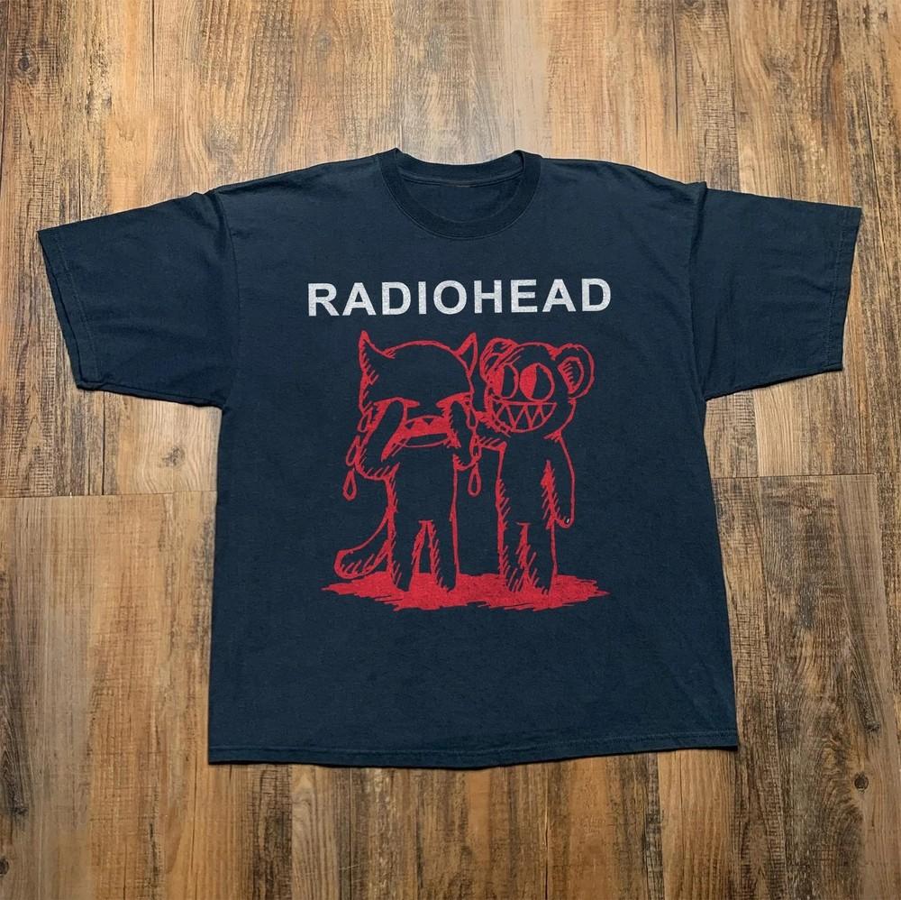 

Rare! The Radiohead Poster Heavy Cotton Black Unisex T-shirt Size S-5XL hot new Unisex T-Shirt L