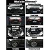 1/32 Toyota RAV4 SUV Terénní Hračka Auto, JKM Kovový Odlévaný Model Zvuk & Světlo Otevíratelné Dveře Vzdělávací Kolekce Dárek pro Chlapce