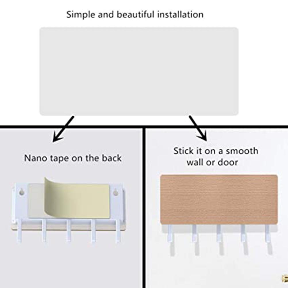 Schlüsselhalter Mehrzweck Schlüsselhaken Wandmontage Schlüsselaufhänger für Eingangsbereich Windfang Flur Küche Büro