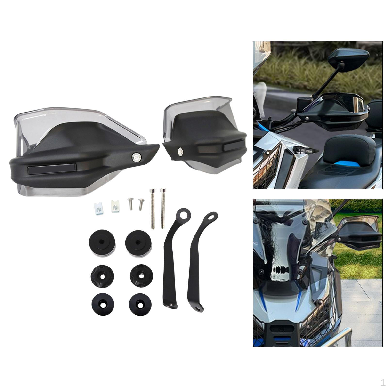 Ветровое стекло на руль для защиты рук мотоцикла, совместимое с 368G серый