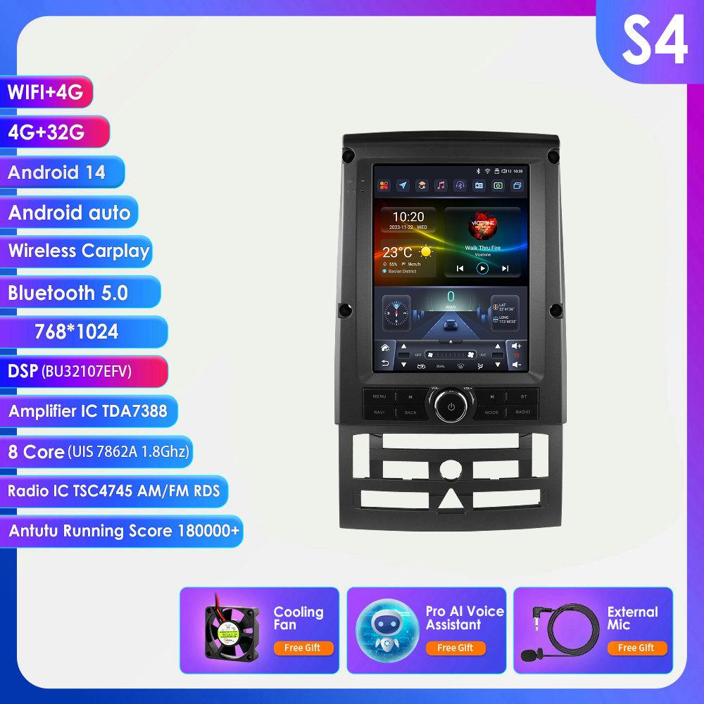 

Hizpo 9.7 AI Беспроводной CarPlay Android Auto Автомагнитола для Peugeot 407 SW CC 2004-2011 Стерео Мультимедиа GPS Головное устройство Экран WIFI Интеллектуальный экран S4 8Core 4G 32G AI