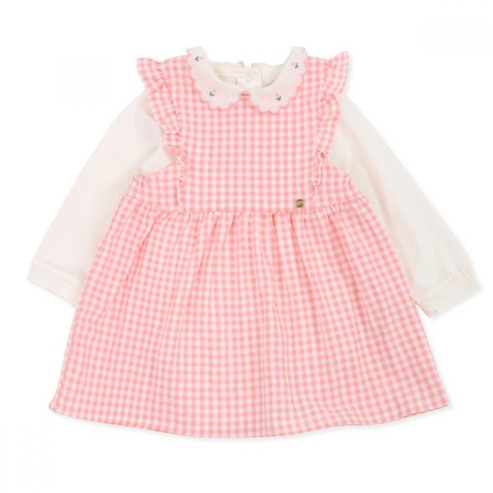 Organicmom Tulip Check Long Soba Bodysuit Mjstqs02 80