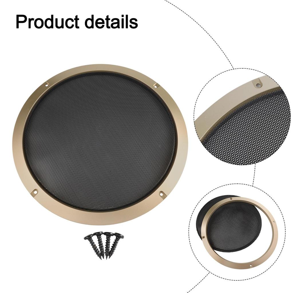 Gold Mesh Enclosure Speaker Net Cover Cold Rolled Steel Wire Mesh