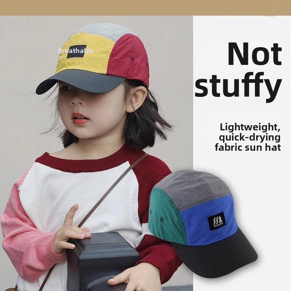 Sun Protection Kids Baseball Cap Breathable Duck Tongue Cap New Baby Hat  Daily Wear