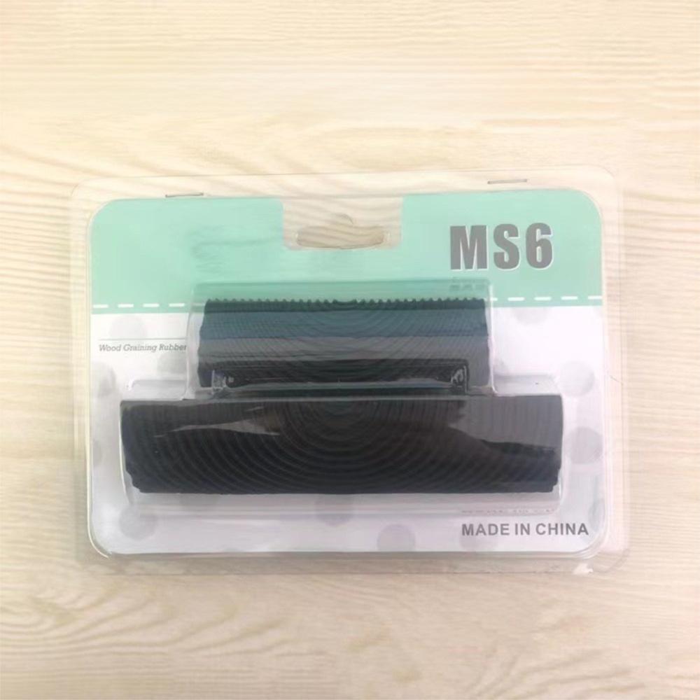 Rubber Rubber Roller Brush Imitation Wood Textured Wood Graining Roller Furniture Renovation
