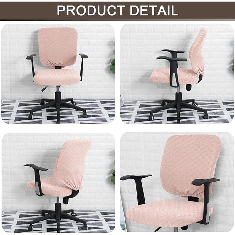 Office Chair Cover Universal Rotating Chair Slipcovers Water Resistant Stretch Removable Protector Computer Chair Seat Cover
