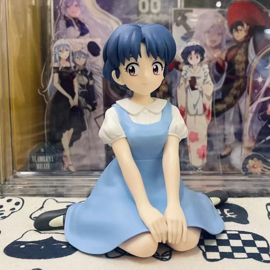 In Stock 10CM Anime Ranma 1/2 Relax Time Shampoo Tendou Akane Action Figurine Ranma PVC Figure Model Collector Figurine Toy Gif