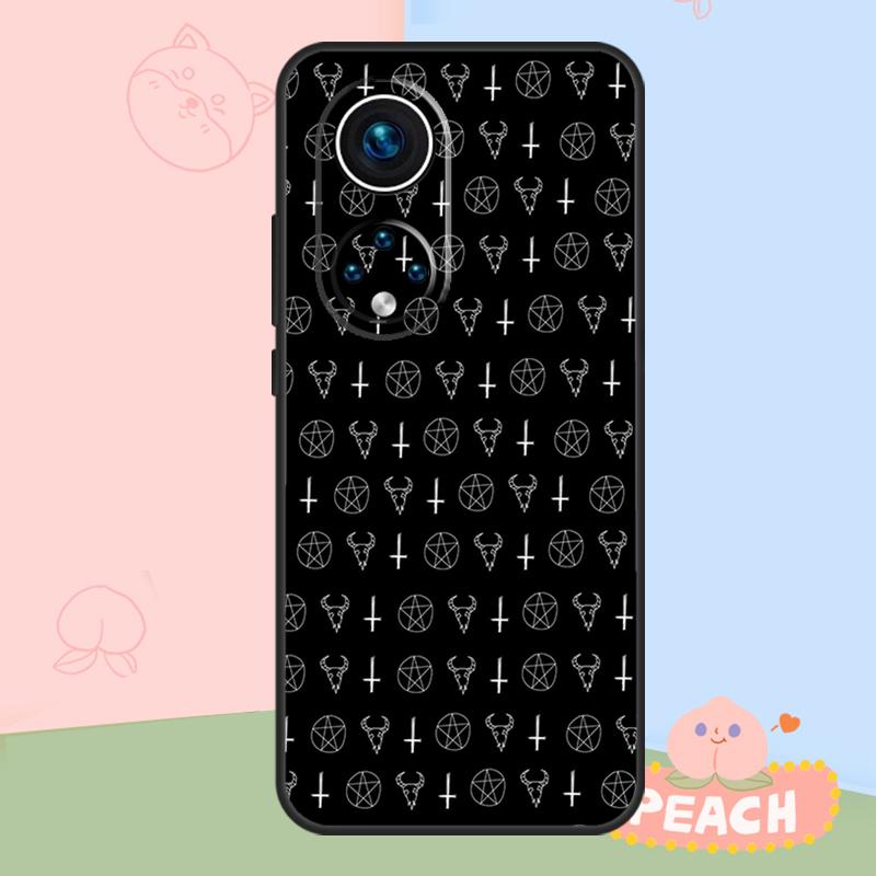 Satanic Scary Skull Case For Honor Magic 8 6 7 Pro Honor 400 200 70 90 Lite X8b X8c X9a X9b X9c X9d Win RT Cover