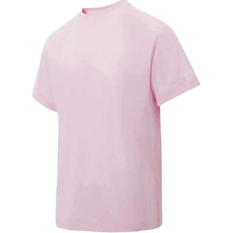 

Adidas Модная трикотажная футболка с круглым вырезом и коротким рукавом, женские топы, прозрачно-розовый цвет JI8480 XL