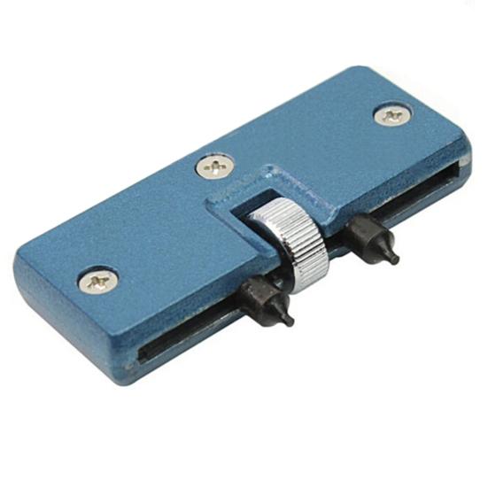 

Adjustable Watch Repair Tool Cover Remover Back Case Opener Screw Wrench Kit синій
