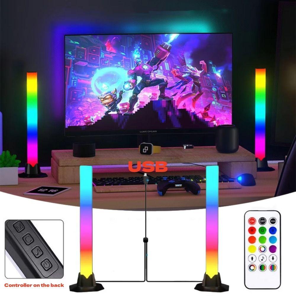 RGB Pickup RGB LED Light Bar Smart Light Music Music Rhythm Lights USB Powered Symphony Mode TV Backlight Holiday Atmosphere