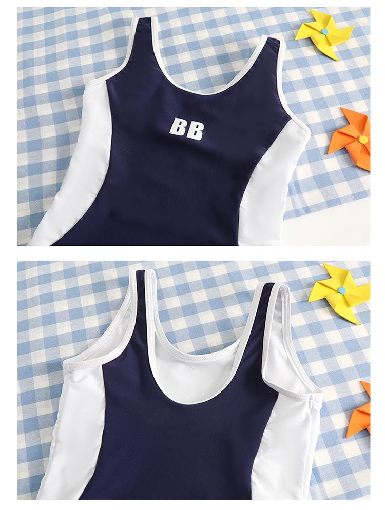 2025 New Style Girls' Long Sleeve Sun Protection One-Piece Swimsuit for Middle & Big Children – High-End Professional Sportswear