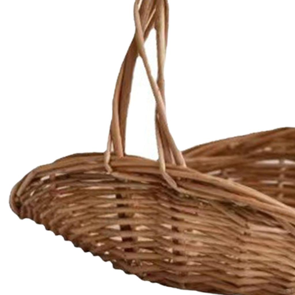 Multipurpose Woven Basket, Great for Flowers and Outdoor Decor