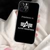 Jacket Alpha Industries Phone Case For IPhone 17 16 15 Plus 14 13 Mini 12 11 Pro Max Soft Shell Cover