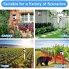 Tuya Smart WiFi Infrared Motion Detector Solar Outdoor PIR Wireless Strobe Siren Detector Sound Alarm Waterproof Remote Control