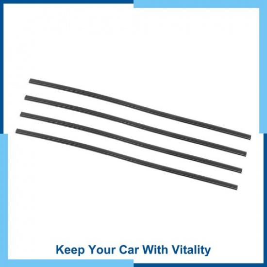 Universal Pack(4) 18Inch Car Windshield Wiper Blades Refills Ert Strips Black
