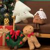 Christmas Tree Doll Pillow Cover - Red Holiday Decor for Sofa, Bed, or Living Room
