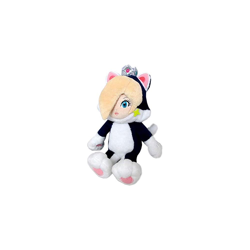San-Ei Trading Super Mario 3D World Cat Rosetta Plush Toy Size S 812063