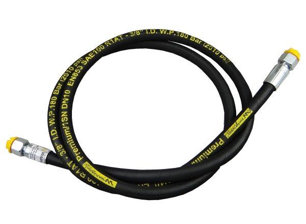 Hydraulic hose thread M18x1.5 straight -2000mm DN10-1SN 336-632-030-428 Loader ND5-032 (AA-10-2000; P11P11) 18MPa Waryński