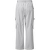 Salomon Solid Color Button Pocket Cargo Pants Men pants White C28066