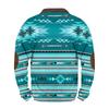 Sudadera con estampado retro e informal con degradado para hombre