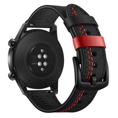 22mm Leather Strap For Huawei Watch GT-2-2e-pro GT2 GT2e 46 Mm Bracelet Samsung Gear S3 Frontier/Galaxy Watch 3 45mm/46mm Band