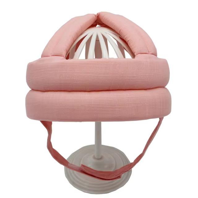 Cotton Infant Toddler Safety Helmet Baby Kids Head Protection Hat for Walking Crawling Baby Learns To Walk The Crash Helmet