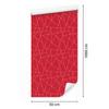 Wallpaper Geometric pattern red, fine detail 50x1000