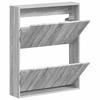 Wall Mounted Shoe Cabinet DELFT 71 X 17 X 86 Cm Engineered Wood