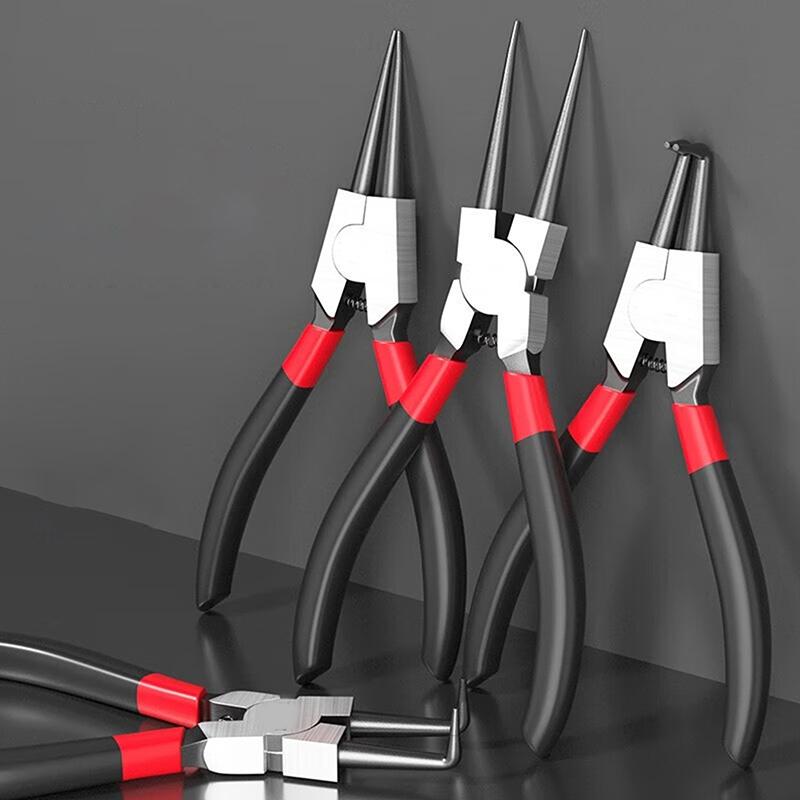 Circlip Pliers Needle Nose Pliers Retaining Ring Pliers For Removing Installing Puller Locking Rings Shafts