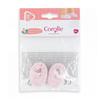 Pink Booties for 30 Cm Baby Doll - COROLLE - Easy To Put On - Unisex