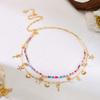 Adjustable Elastic Beaded Belly Chain for Women Gold Color Ocean Charm Summer Beach Waist Beads Comfortable Body Jewelry Gift