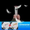 High Power Keychain Flashlight 6 Modes Adjustable Emergency Torch Mini LED Flashlight  Hiking